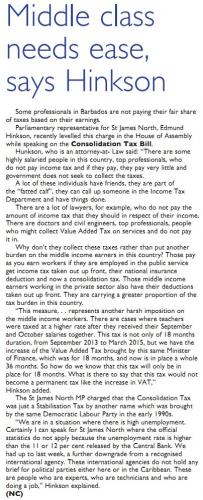 Middle class needs ease, says Hinkson - 2013-11-28 Barbados Today - Page4