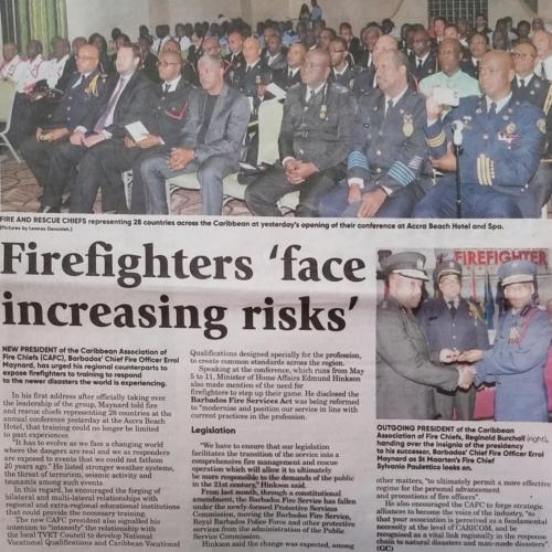 Firefighters face increasing risks