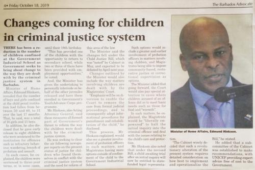 Changes coming for children in criminal justice system
