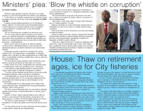 Ministers' plea - Blow the whistle on corruption
